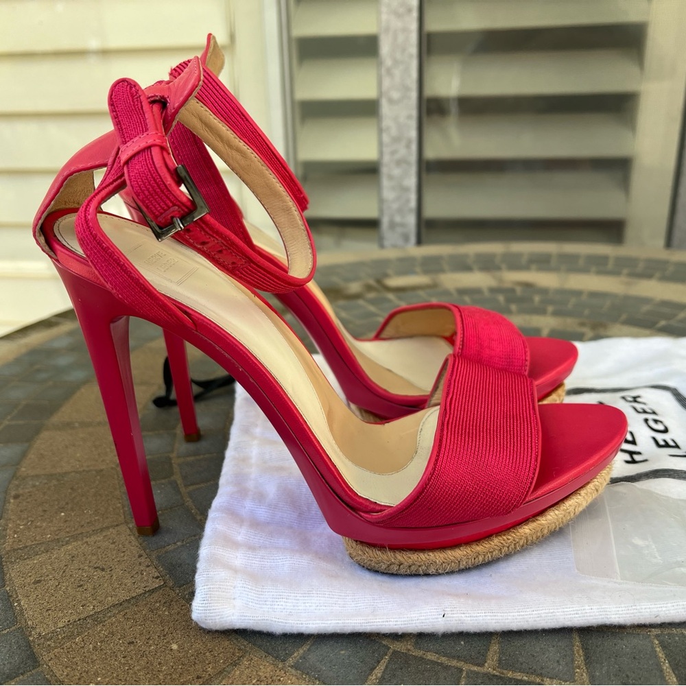 Herve Leger Vintage Hot Pink Shoes